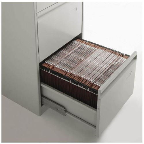 Classificatore ufficio in metallo 50x68x108h con 3 cassetti e maniglia  stampata colore Antracite