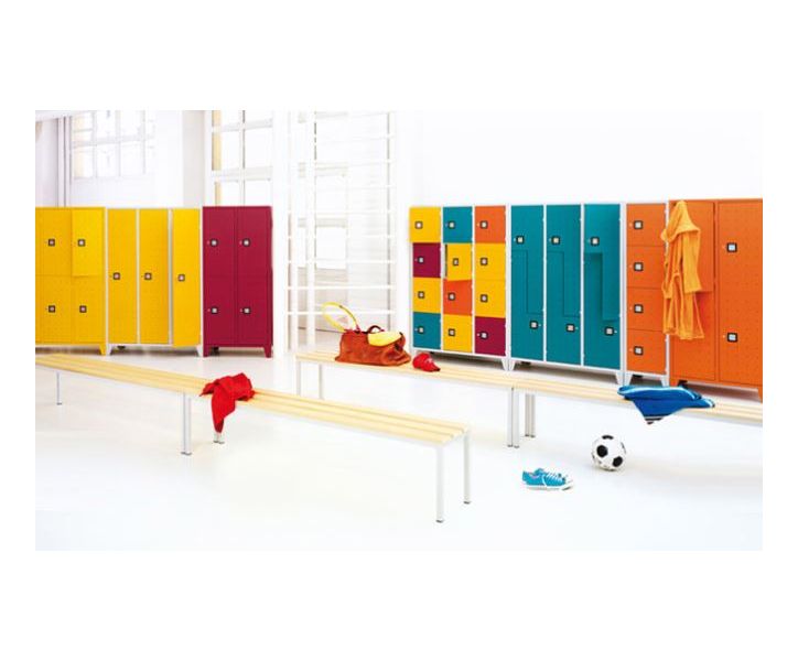 Armadio casellario a 4 vani monoblocco verniciato cm. 42x50x180h