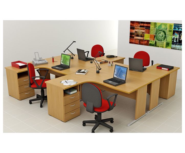 Mobile per ufficio con ante battenti in melaminico e serratura cm. 80x35x120h