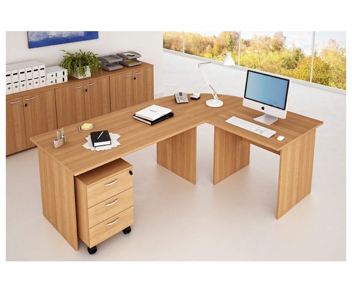 Mobile per ufficio con ante battenti in melaminico e serratura cm. 80x35x120h