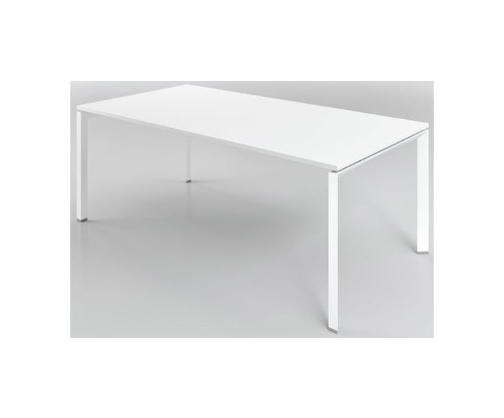 Scrivania in melaminico verniciato da ufficio operativo cm. 180/200x90x74h