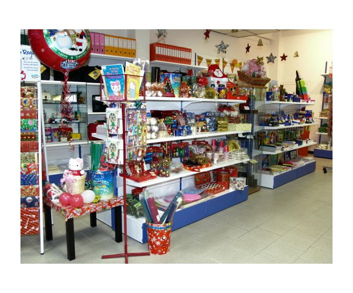 Modulo aggiuntivo scaffale verniciato in metallo per arredare negozi di cm. 100x40x140h