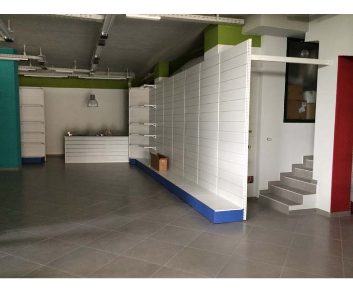 Modulo aggiuntivo per scaffale metallico a piani con mensole di cm. 100x50x300h