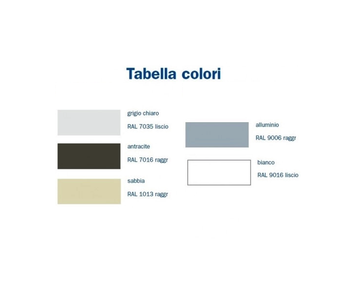 Sopralzo per armadio da archivio ufficio con ante in rete di metallo verniciato cm. 150x45x85H