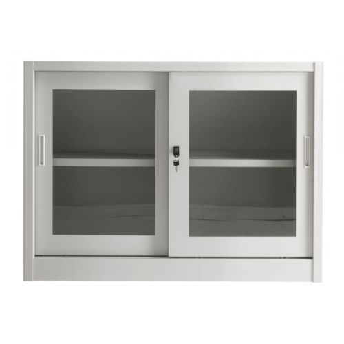 Sopralzo armadio per archiviazione da ufficio con piani interni metallici cm. 150x37,5x90H