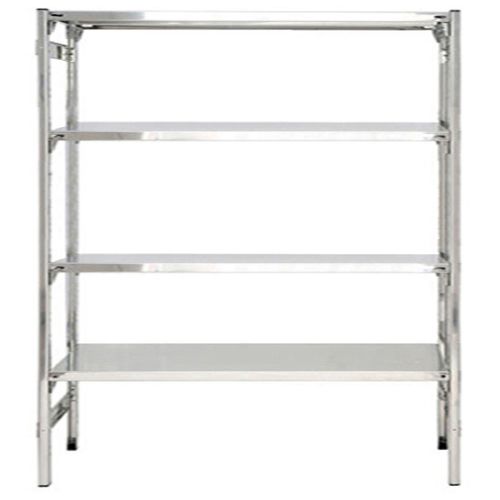 Scaffale acciaio inox per cucine mense ristoranti panetterie cm. 160x60x180h