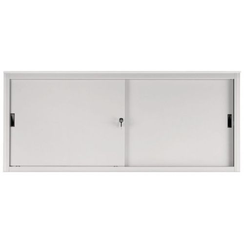 Sopralzo per armadio per ufficio colore grigio ad ante scorrevoli cm. 150x45x85H