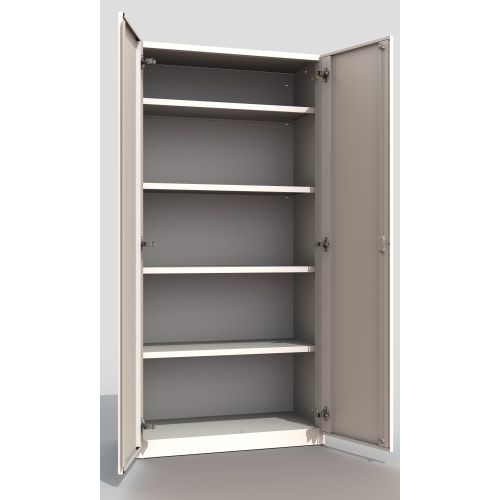 Armadio metallico personalizzabile per ufficio a 2 ante per archivio documenti cm. 90x45x185h