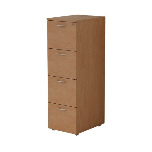 Classificatore in legno per ufficio a 4 cassetti cm. 49x55x141,2h