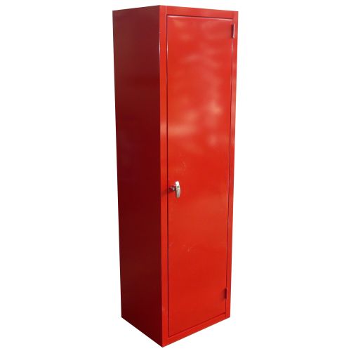 Armadio con anta a battente per DPI colore rosso monoblocco cm. 50x40x174h