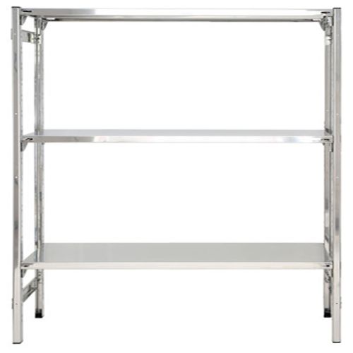 SCAFFALATURA inox a gancio per stoccaggio cibi e alimenti freschi cm. 200x50x150h