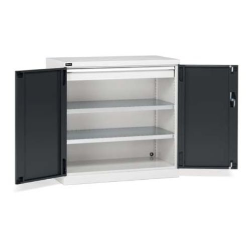 Armadio in metallo verniciato per officina e magazzino cm. 102,3x55,5x100h