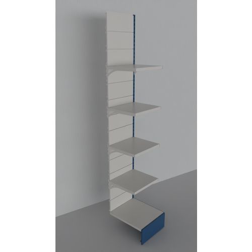 Modulo aggiuntivo scaffale negozio abbigliamento di cm. 45x30x250h