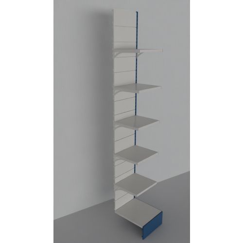 Modulo aggiuntivo per scaffalatura  a piani con mensole di cm. 45x40x300h