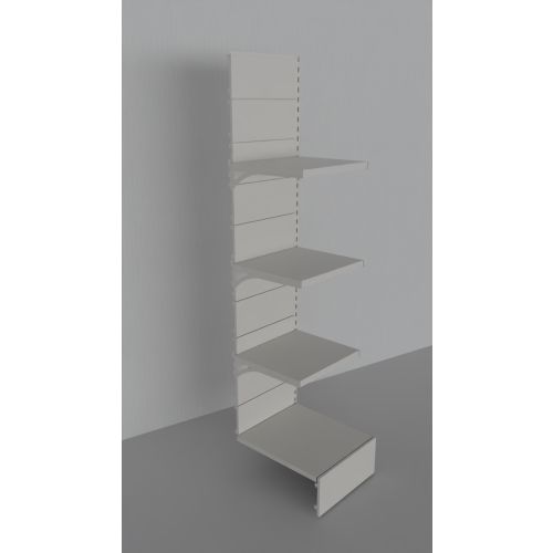 Modulo aggiuntivo di scaffalatura da negozio di cm. 45x60x200h