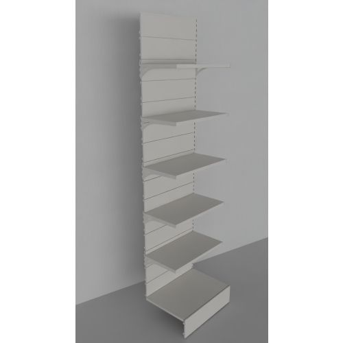 Modulo aggiuntivo scaffale negozio abbigliamento di cm. 80x30x300h