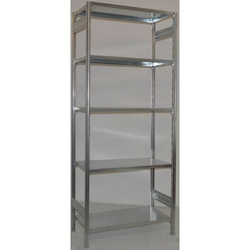 Scaffalatura metallica da magazzino Zincata cm. 100x40x242h