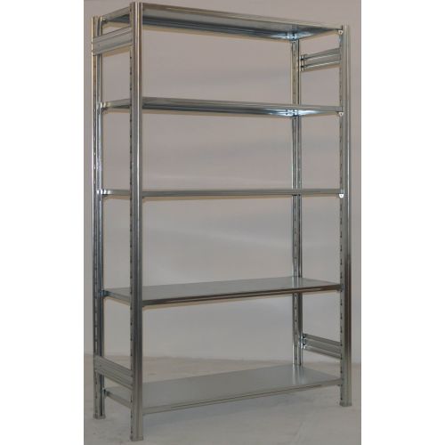 SCAFFALATURA metallica da magazzino Zincata cm. 120x30x242h