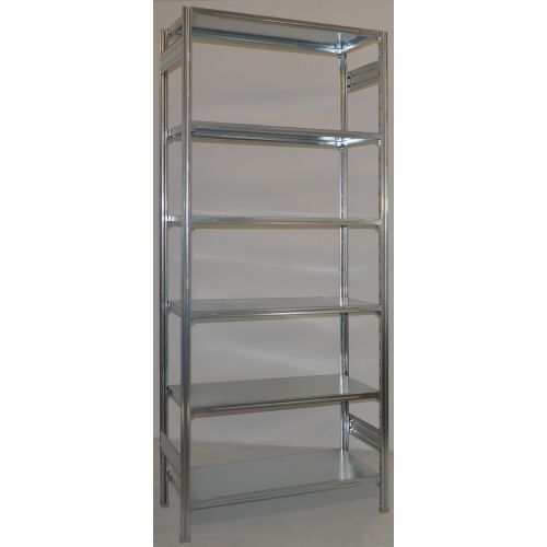 SCAFFALATURA da magazzino Zincata cm. 120x40x300h