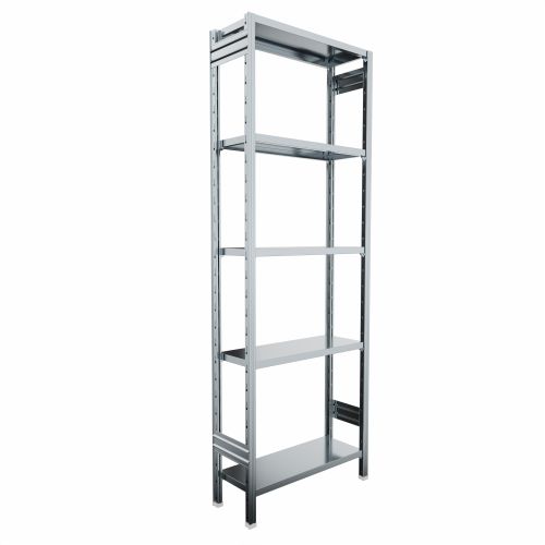 SCAFFALATURA in ferro da magazzino Zincata cm. 80x30x242h