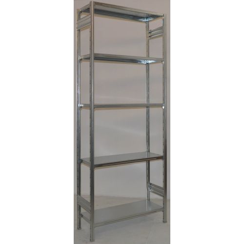 SCAFFALATURA in ferro da magazzino Zincata cm. 80x30x242h