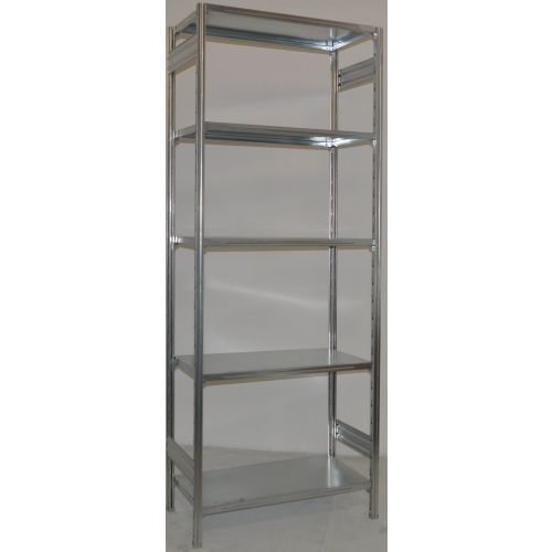 SCAFFALATURA in metallo da magazzino Zincata cm. 80x40x242h