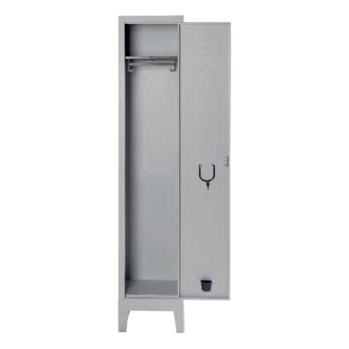 Armadio spogliatoio in metallo ad una porta battente cm. 36x33x180h