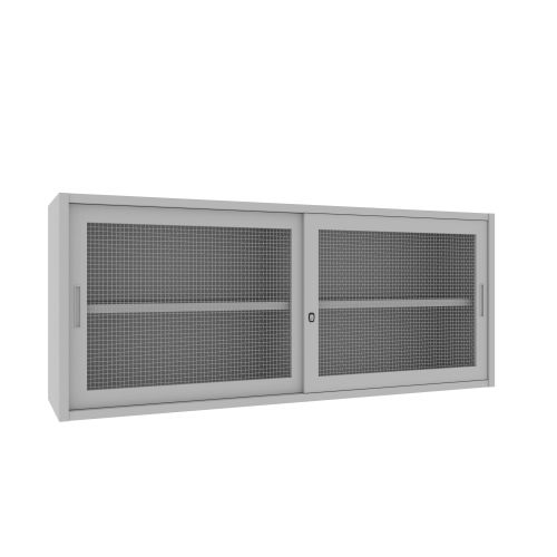 Sopralzo per armadio da ufficio a piani metallici e ante in rete cm. 180x45x85H