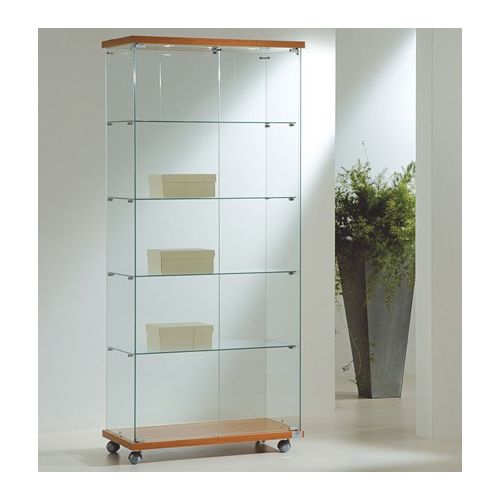 Vetrina espositiva con faretti cm. 80x40x181h