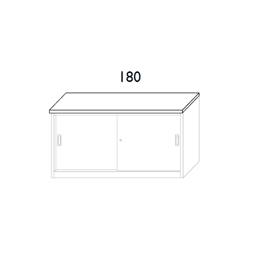 Top in nobilitato per sopralzo L180x35x2h