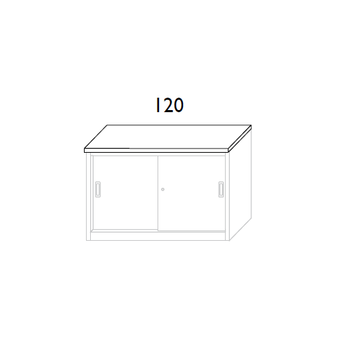 Top in nobilitato per sopralzo cm. 120x45x2h